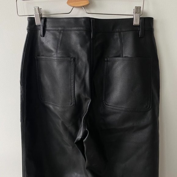 Aritzia High Waisted Vegan Leather Pants - Picture 4 of 6